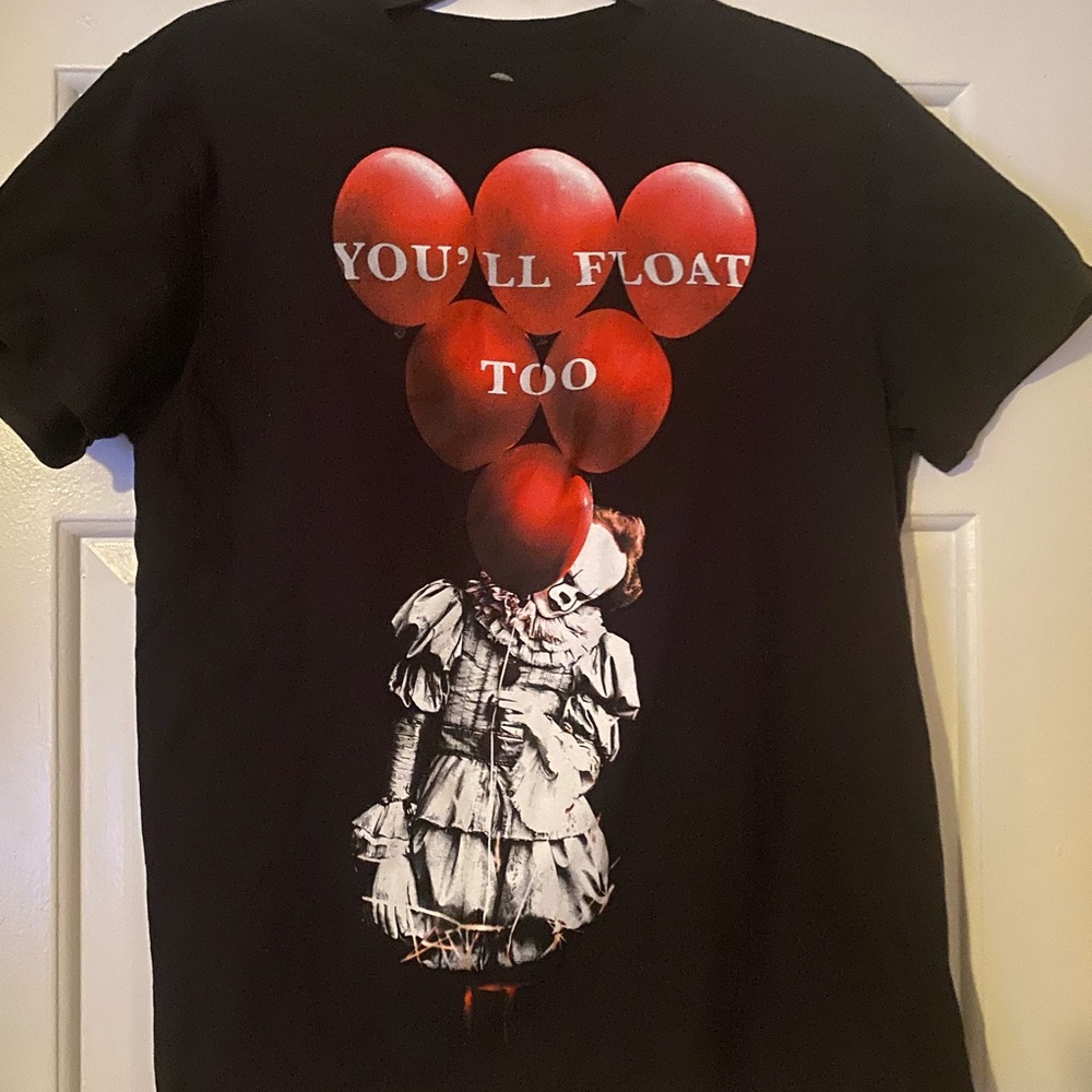IT Horror Clown You’ll float too T-shirt sz M